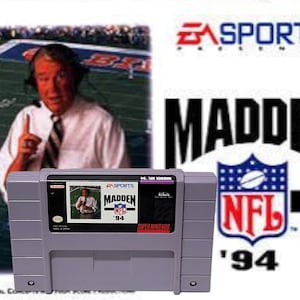 Madden 94 Nintendo Game