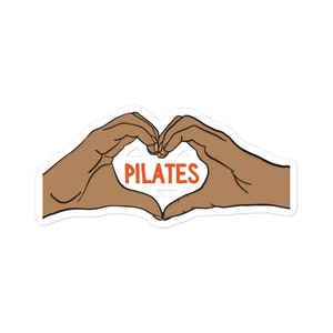 Pilates Love Die Cut Sticker
