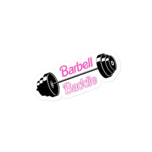 Barbell Baddie Die Cut Sticker