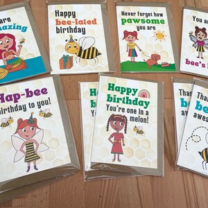 Mixed pack of 10 cards Children's cancer charity fundraising image 3