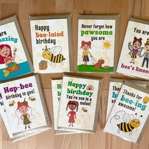 Mixed pack of 10 cards Children's cancer charity fundraising image 1
