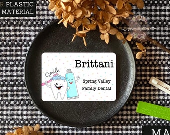 Dental Name Tag | Dental Assistant Name Tag | Hygienist Name Tag | Personalized Name Tag | Name Pin | Name Badge | Dentist