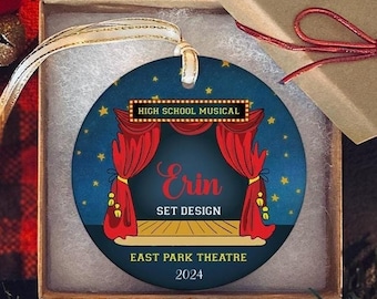 Theater Ornament | Theatre Ornament | Stage Ornament | Director Ornament | Film | Drama Ornament | Musical Ornament | Acting Ornament