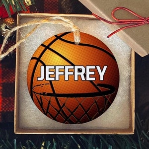 Basketball Ornament | Basketball Gift | Basketball Player | Basketball