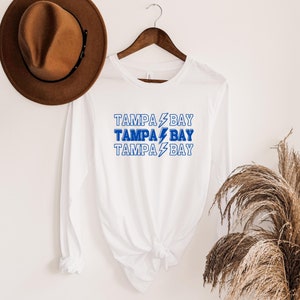 Tampa Bay Lightning, Bolts long sleeve, Champa Bay Tee, TPA pullover, TB Lightning, Lightning Hockey