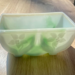 Vintage Akro Agate Slag Glass Dish