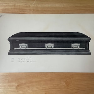 Vintage Boyertown Casket Advertisement