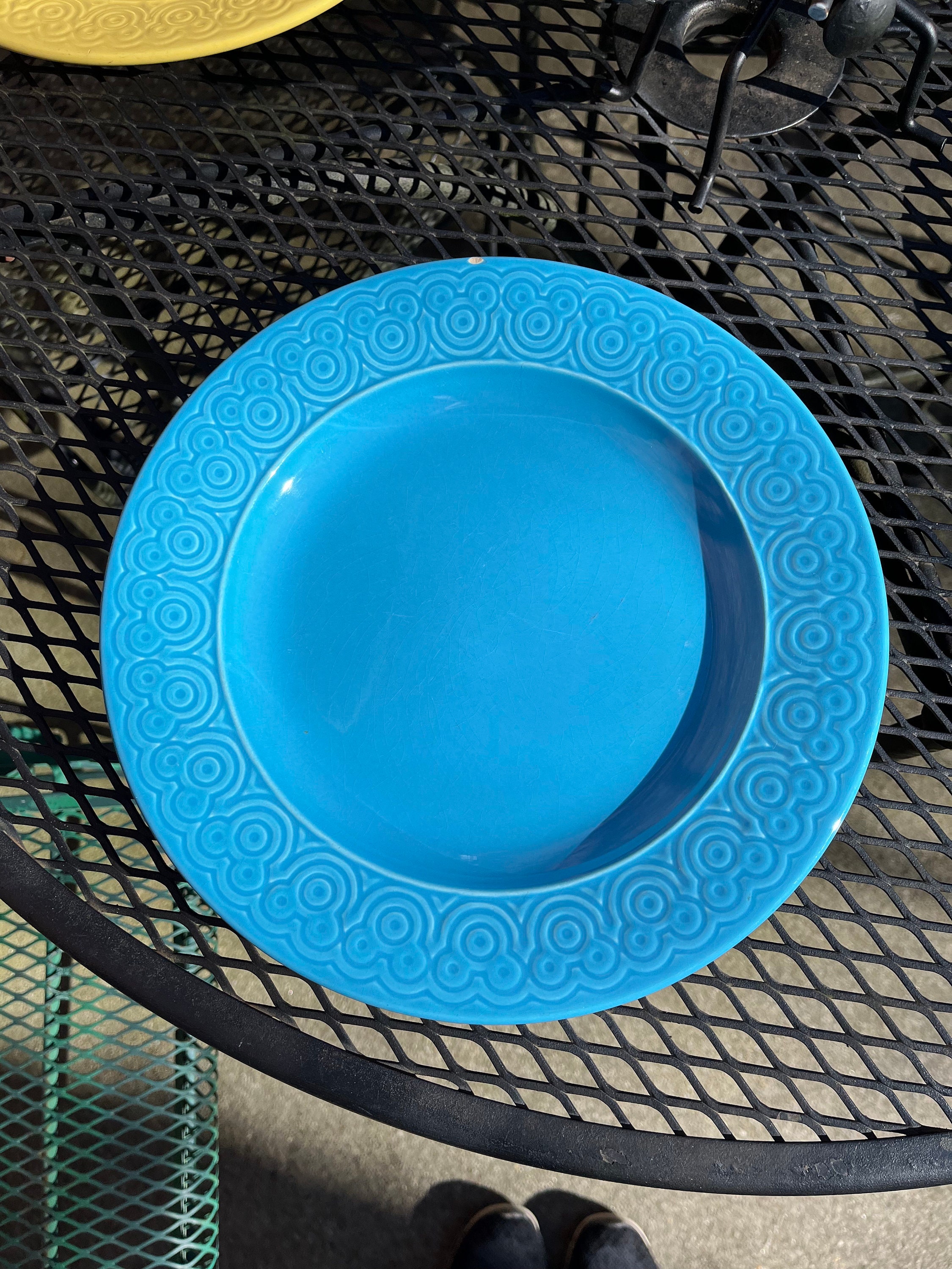 Disney Dinner Plates Set of 4 Made in Portugal Hidden Ears Etsy