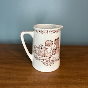 Royal Crownford Ironstone Creamer from England Falcon Ware