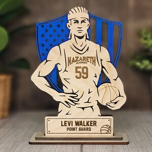 Personalized Basketball Sign, Stadium Series Basketball, Basketball Gifts, Basketball Decor, Basketball Display, Basketball Award