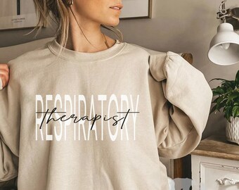 Respiratory Therapist Crewneck Sweatshirt, RT Sweater, Respiratory Therapist Gift, Pulmonologist Gift, RT Life, Pulmonology Shirt, RT Shirt