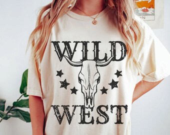 Wild West Shirt, Distressed Country Shirt, Vintage Western T-shirt, Aesthetic Shirt, Howdy T-Shirt, Country Tee, Trendy Yellowstone Shirt