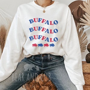 Buffalo Football Sweatshirt, Buffalo Football Crewneck, Buffalo Football, Buffalo Fan Sweatshirt, Buffalo New York Sweatshirt, New York Gift