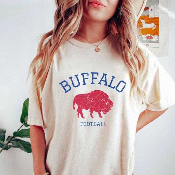 Buffalo Comfort Colors Shirt, Buffalo Shirt, Buffalo Football Shirt, Buffalo Fan Shirt, Oversized Buffalo T-Shirt, New York Football Gameday