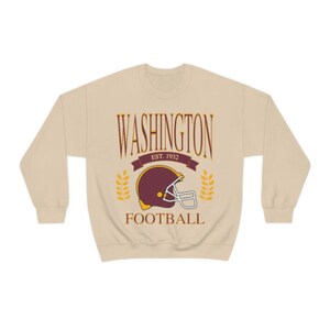 Vintage Washington Crewneck, Retro Football Sweatshirt, Men's and Women's Sweatshirt, Throwback Washington, Gameday Crewneck, Washington Tee image 8