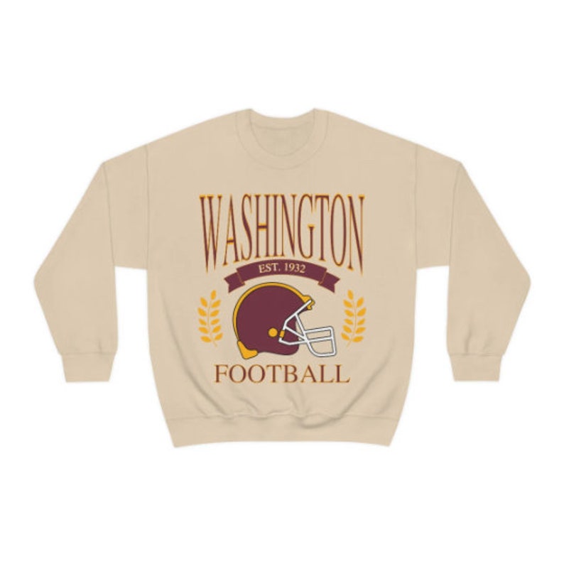 Vintage Washington Crewneck, Retro Football Sweatshirt, Men's and Women's Sweatshirt, Throwback Washington, Gameday Crewneck, Washington Tee image 8