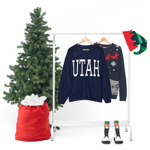 Oversized Utah Sweatshirt, Throwback Utah Crewneck Sweatshirt, Utah Shirt, Utah Gift, Salt Lake City Sweatshirt, SLC Crewneck, College Gift image 9