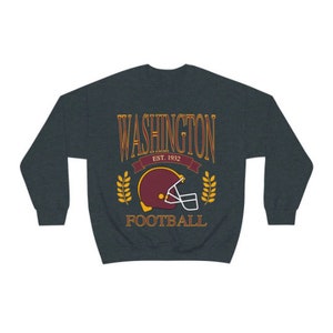 Vintage Washington Crewneck, Retro Football Sweatshirt, Men's and Women's Sweatshirt, Throwback Washington, Gameday Crewneck, Washington Tee image 6