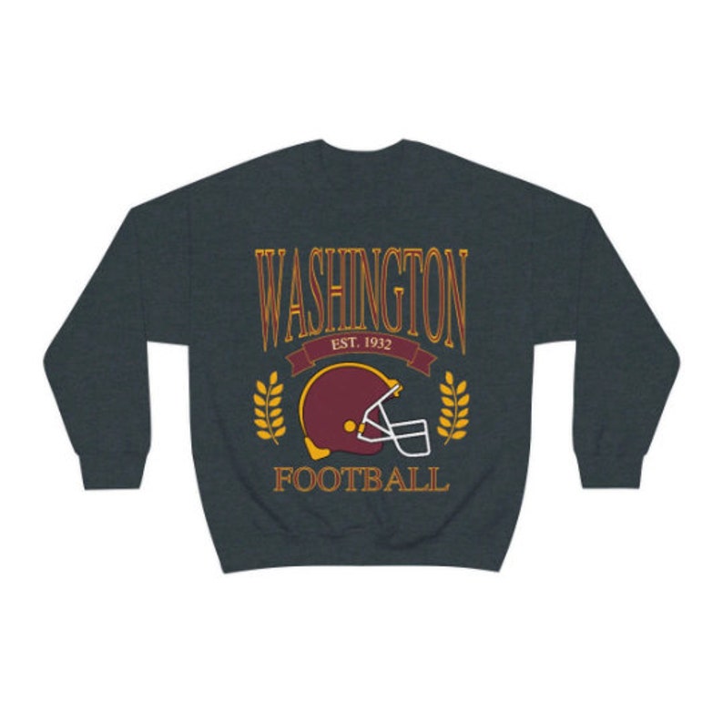 Vintage Washington Crewneck, Retro Football Sweatshirt, Men's and Women's Sweatshirt, Throwback Washington, Gameday Crewneck, Washington Tee image 6