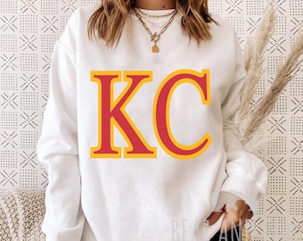 Vintage Style Kansas City Football Sweatshirt, Kansas City Crewneck, Kansas City Football, KC Sweatshirt, Kansas City Crewneck, Missouri Tee