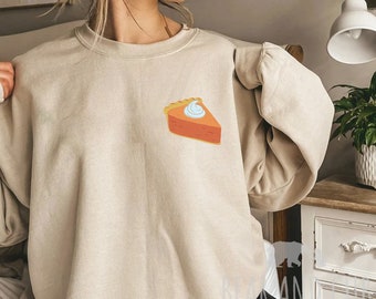Pumpkin Pie Sweatshirt, Sweet as Pie Thanksgiving Crewneck, Retro Thanksgiving, Vintage Inspired Women's Fall Shirt, Cute Thanksgiving Shirt