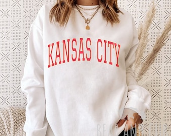 Kansas City Sweatshirt, Missouri Crewneck, Kansas City Football, KC Sweatshirt, Kansas City Shirt, KC Fan Gift, Missouri Fan Sweatshirt