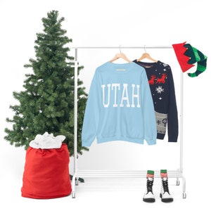 Oversized Utah Sweatshirt, Throwback Utah Crewneck Sweatshirt, Utah Shirt, Utah Gift, Salt Lake City Sweatshirt, SLC Crewneck, College Gift image 8
