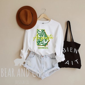 Augusta Sweatshirt, Augusta Georgia Crewneck, Golf Sweatshirt, Women&#39;s Crewneck, Men&#39;s Crewneck, Golf Shirt, Trendy Sweatshirt, Golf T-Shirt