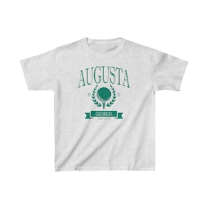 Augusta Kids Cotton Tee, Augusta T-Shirt, Augusta Georgia Shirt, Golf Shirt, Children&#39;s Golf Tee, Golf Shirt, Matching Masters, Golf T-Shirt