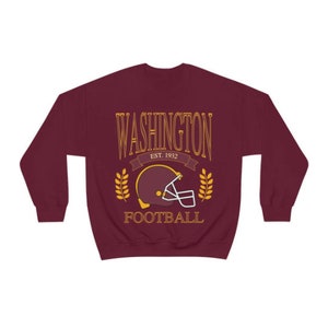 Vintage Washington Crewneck, Retro Football Sweatshirt, Men's and Women's Sweatshirt, Throwback Washington, Gameday Crewneck, Washington Tee image 5