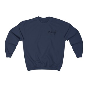 F*ck Off Sweatshirt, Women's and Men's Fleece Crewneck, Adult Humor Sweatshirt, Soft Sweatshirt, Funny Sweatshirts for Women, Mental Health Navy