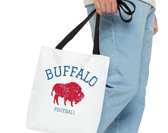 Buffalo Tote Bag, Buffalo Football Tote, Buffalo Football Fan Gift, Buffalo Christmas Gift, Custom Buffalo Tote Bag, Game Day Tote, Fun Gift