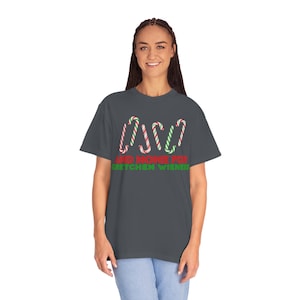 None for Gretchen Weiners Shirt, Candy Cane Mean Girls Shirt, Gretchen Weiners T-Shirt, Funny Christmas Tee, Ugly Christmas, Comfort Colors 画像 7