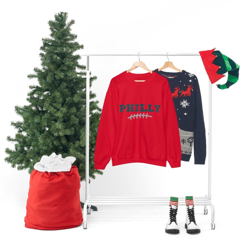 Vintage Philadelphia Football Crewneck Sweatshirt, Distressed Philly Sweatshirt, Philadelphia Fan Crewneck Shirt,Philly Gift,Philly Game Day Red