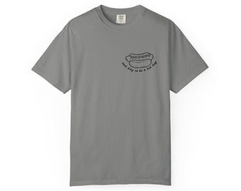 Camiseta unisex teñida "Mal día para ser un perrito caliente" de Comfort Colors, divertida camiseta gráfica, estilo vintage, ropa informal, idea de regalo única.