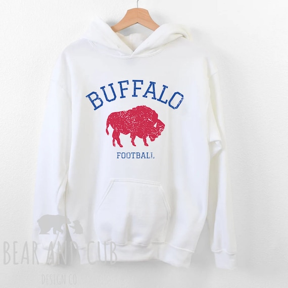 Vintage Style Buffalo Football Sweatshirt, Buffalo Hoodie, New York Football, Buffalo Fan Sweatshirt, Buffalo Crewneck, Buffalo Tailgate tee