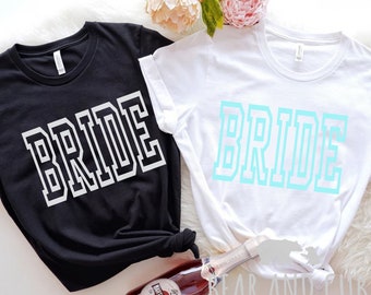 Bride Tee, Bride to Be Shirt, Bride T-shirt, Bridal T Shirt, Bridal Party Shirt, Bride Gift Ideas, Bridal Party Ideas, Bachelorette Party