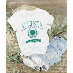 Augusta T-Shirt, Augusta Georgia T-Shirt, Golf Shirt, Women&#39;s T-Shirt, Men&#39;s T-Shirt, Golf Shirt, Trendy Shirt, Golf T-Shirt, Augusta Gear