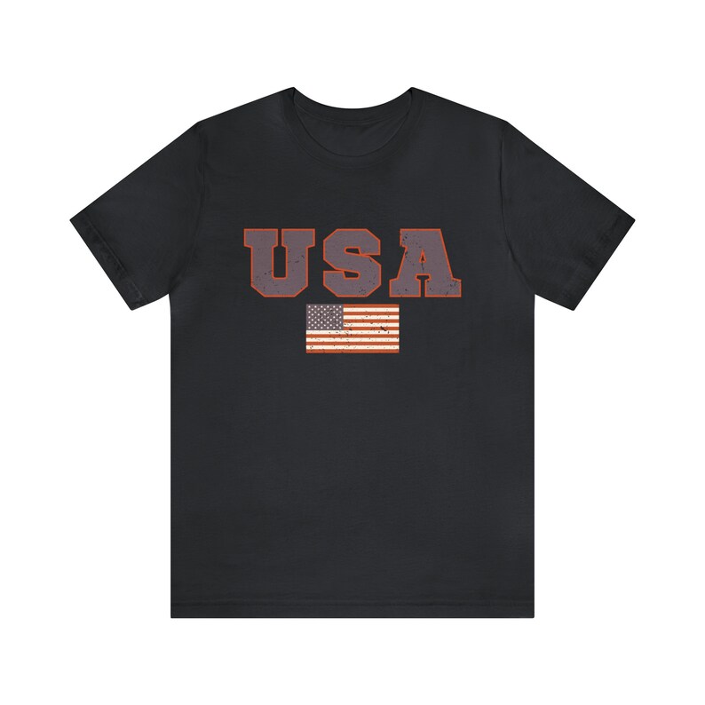 USA Flag Shirt, 4th of July Shirt, Oversized USA Tshirt, Vintage usa Shirt, Usa Flag Tee, Usa Graphic T-Shirt, USA Unisex Short Sleeve Tee image 10