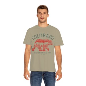 Colorado T-Shirt, Vintage Colorado Shirt, Comfort Colors Shirt, Colorado Sweater, College Shirt, Oversized shirt, Hiking Shirt, Mountain Tee imagen 3