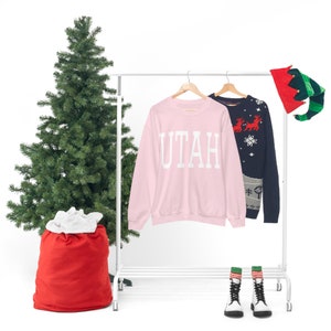 Oversized Utah Sweatshirt, Throwback Utah Crewneck Sweatshirt, Utah Shirt, Utah Gift, Salt Lake City Sweatshirt, SLC Crewneck, College Gift image 6