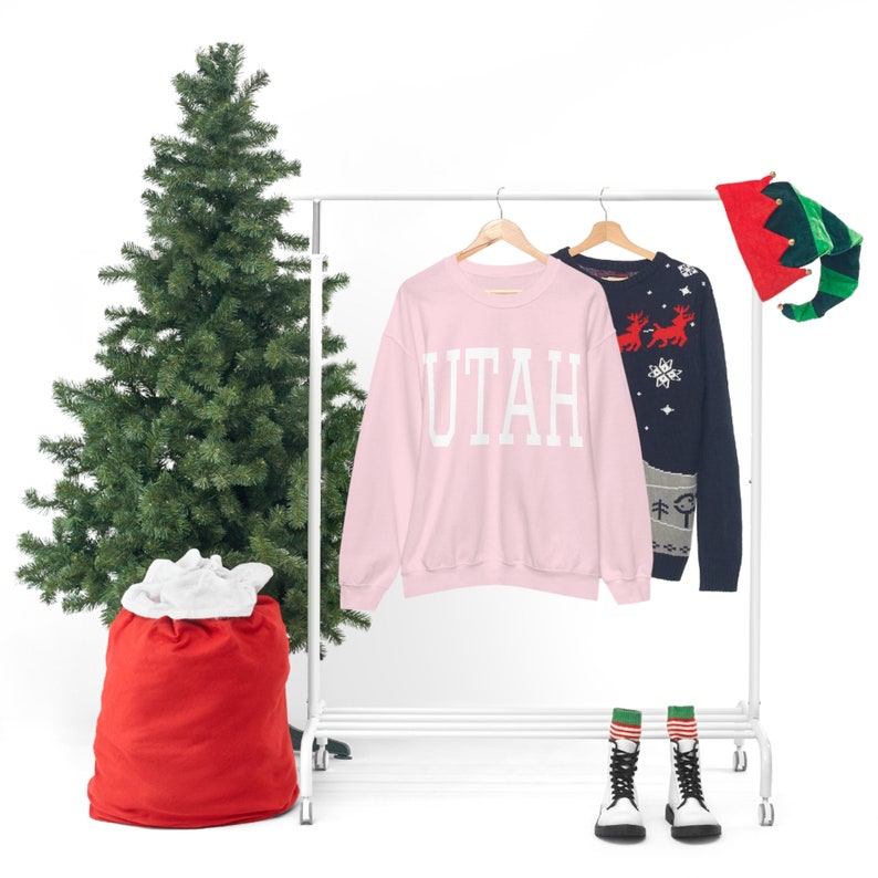 Oversized Utah Sweatshirt, Throwback Utah Crewneck Sweatshirt, Utah Shirt, Utah Gift, Salt Lake City Sweatshirt, SLC Crewneck, College Gift image 6