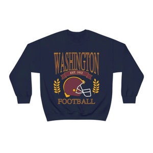 Vintage Washington Crewneck, Retro Football Sweatshirt, Men's and Women's Sweatshirt, Throwback Washington, Gameday Crewneck, Washington Tee image 9