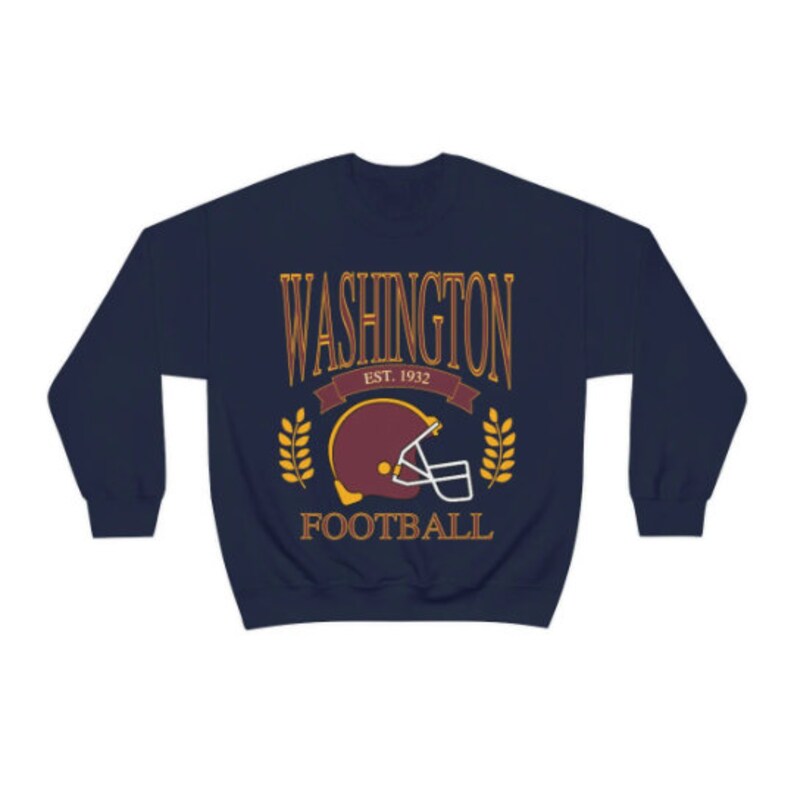Vintage Washington Crewneck, Retro Football Sweatshirt, Men's and Women's Sweatshirt, Throwback Washington, Gameday Crewneck, Washington Tee image 9