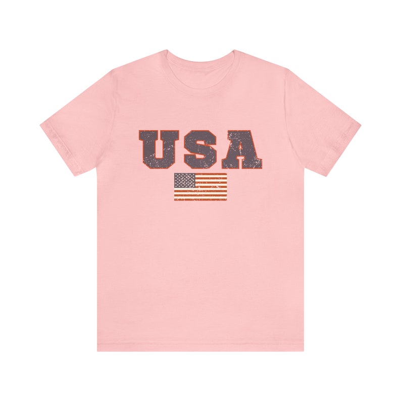 USA Flag Shirt, 4th of July Shirt, Oversized USA Tshirt, Vintage usa Shirt, Usa Flag Tee, Usa Graphic T-Shirt, USA Unisex Short Sleeve Tee image 7