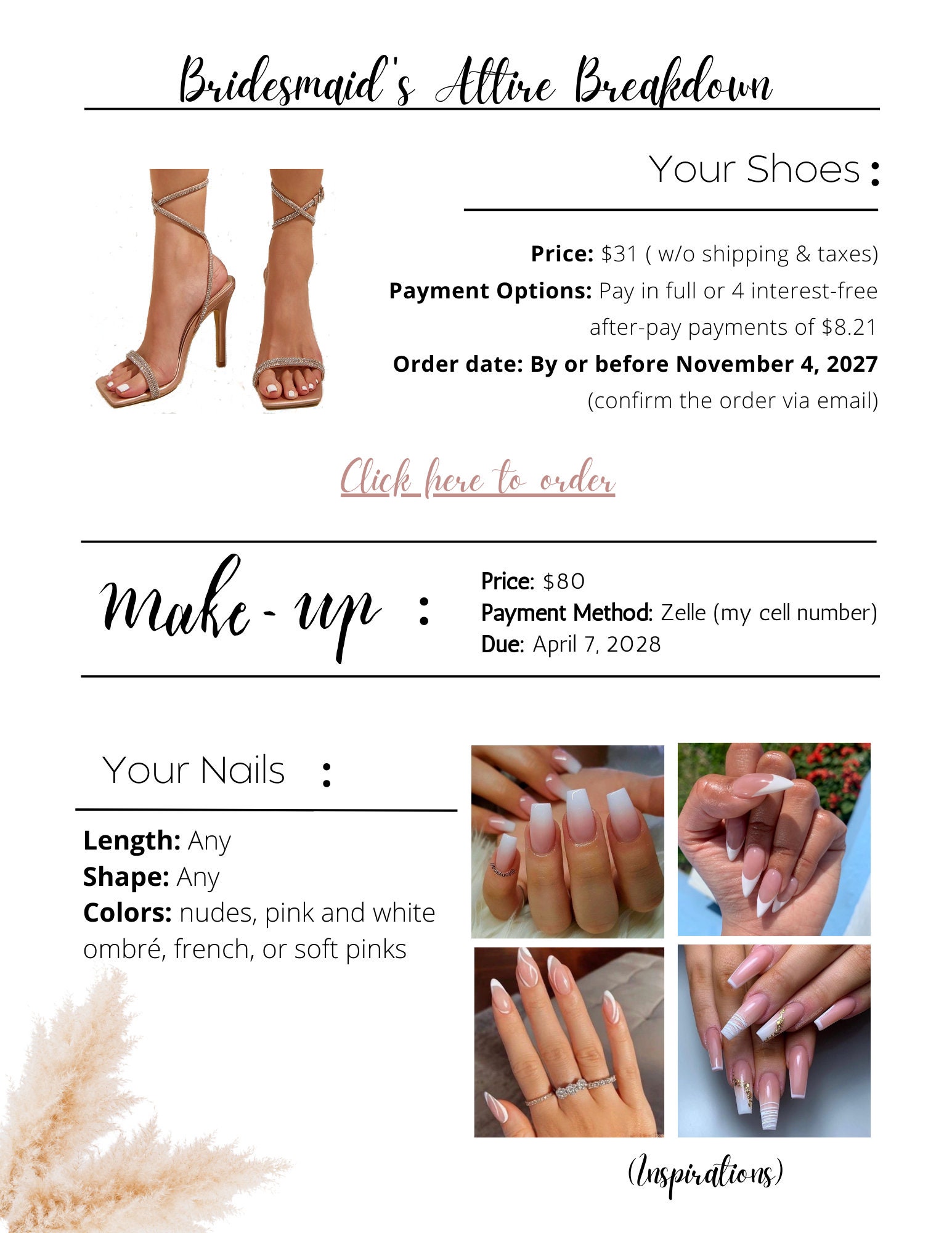 editable-bridesmaid-information-card-bridal-party-information-template