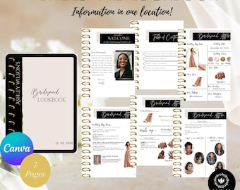 Bridesmaids Attire Template - Instant Download/ Editable/ Printable