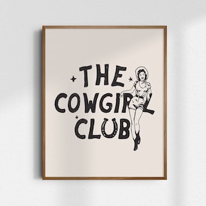The Cowgirl Club, Giclée Fine Art Print, Western Art Print, Western Wall Art, Wild West Art, Cowgirl Art, Cowgirl Print, UNFRAMED