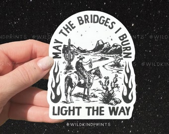 Light The Way Vinyl Sticker 4" x 3.3"