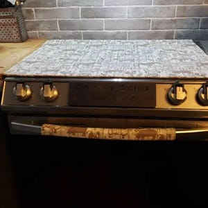 Oven Control Panel Safety Cover - For nonmagnetic stove ranges